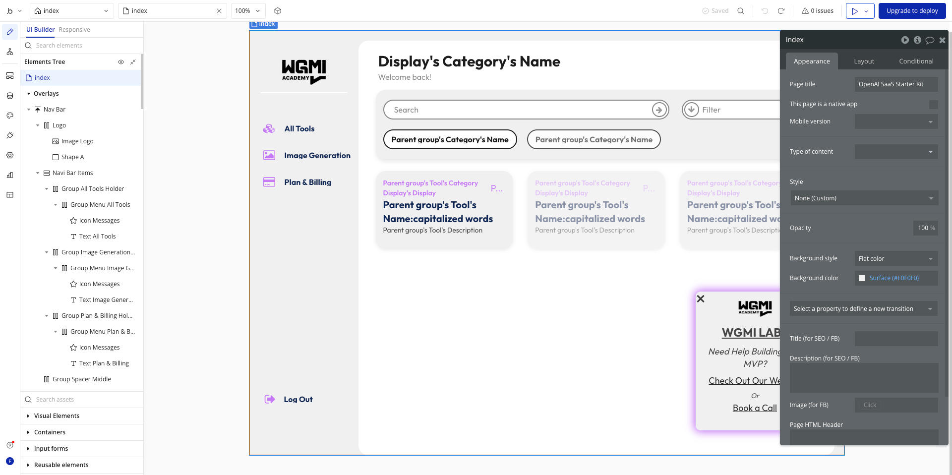 SaaS Design