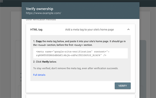 Google Search Console Dashboard