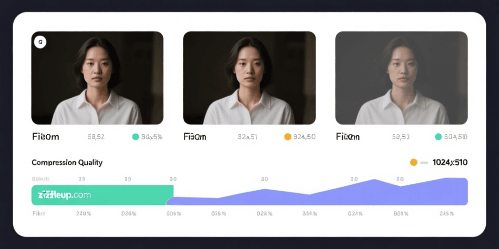 Compression comparison between PNG, JPG and WEBP