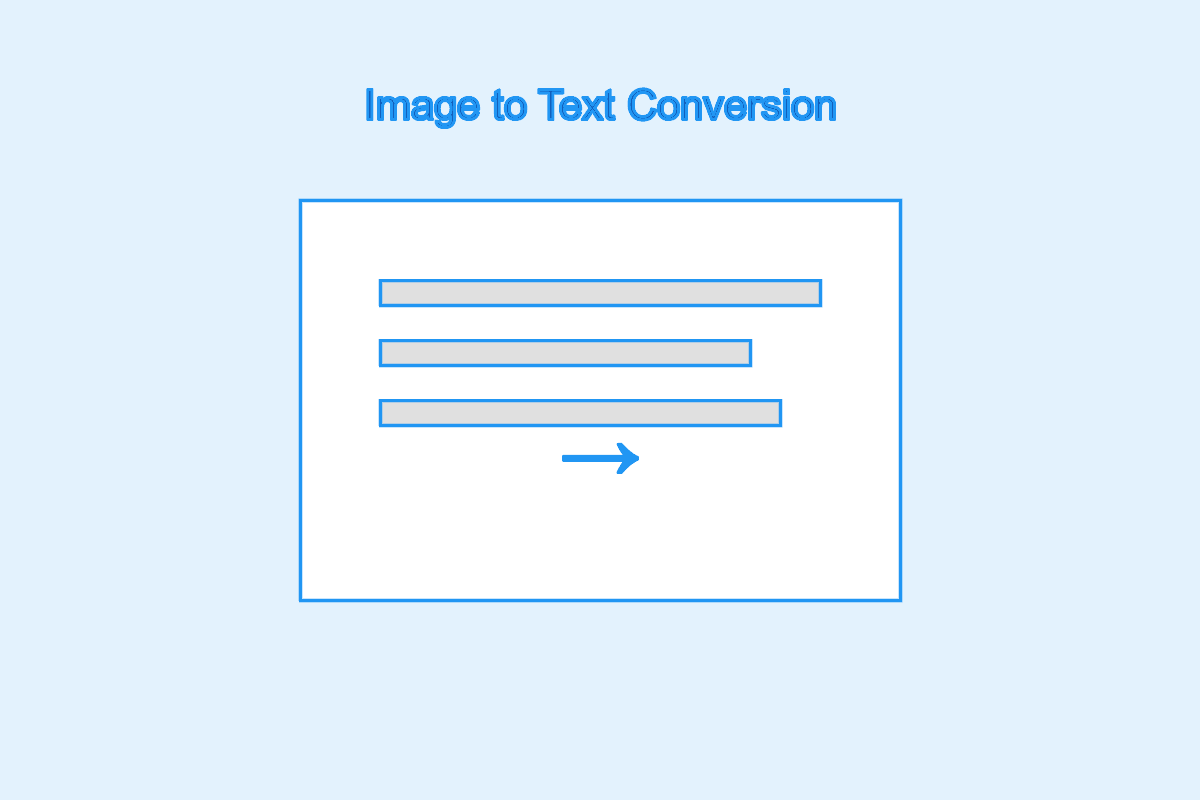 Image to Text OCR Concept