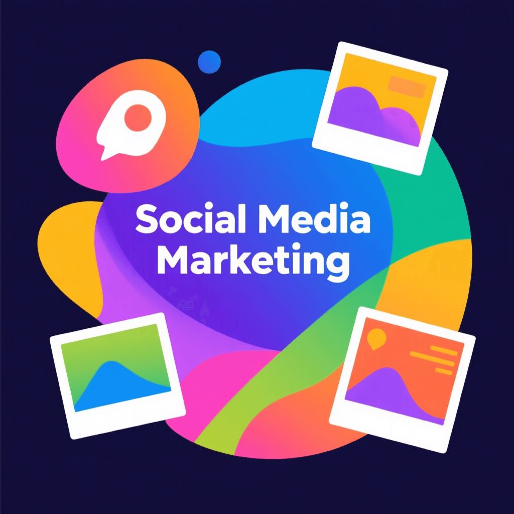 Colorful abstract shapes representing different image formats